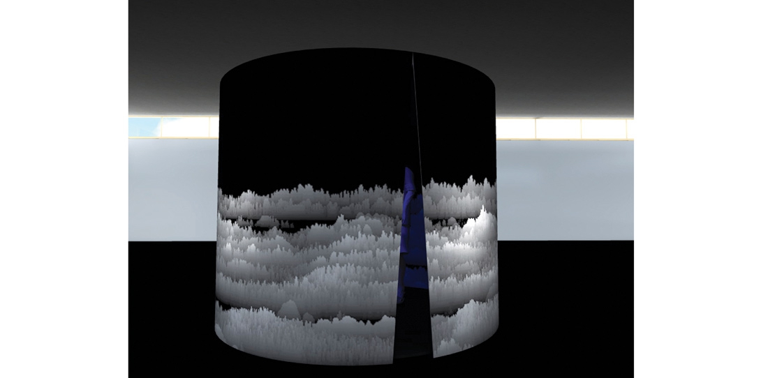 Panoramique polyphonique, Cécile Le Talec, Grand prix 2011, maquette numérique