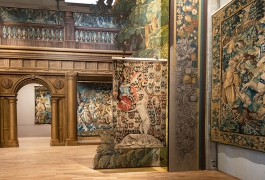 Parcours d'exposition de la Cité internationale de la tapisserie, musée innovant