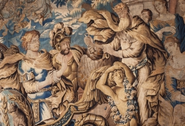 Ulysse leaves Eole (detail), by Isaac Moillon, Aubusson's workshops, XVIIth century