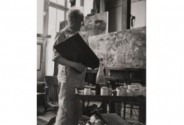 Raoul Dufy dans son atelier